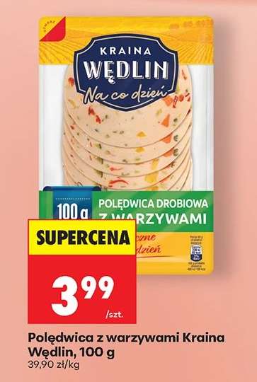 Polędwica z warzywami Kraina Wędlin, 100 g