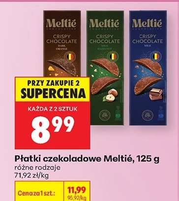 Płatki czekoladowe Meltié, 125 g