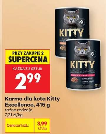 Karma dla kota Kitty Excellence, 415 g