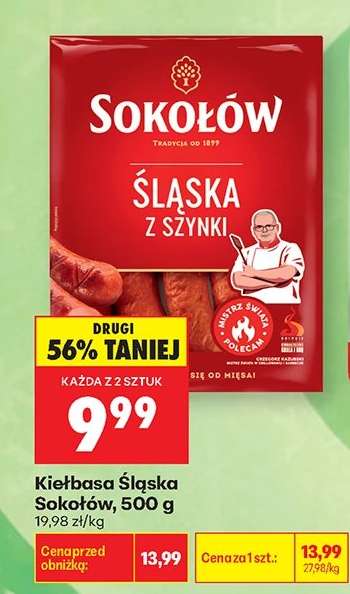Kiełbasa Śląska Sokołów, 500 g