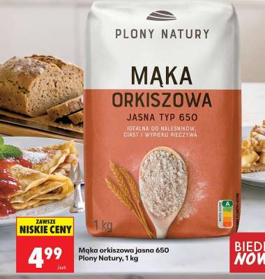 Mąka orkiszowa jasna 650 Plony Natury, 1 kg
