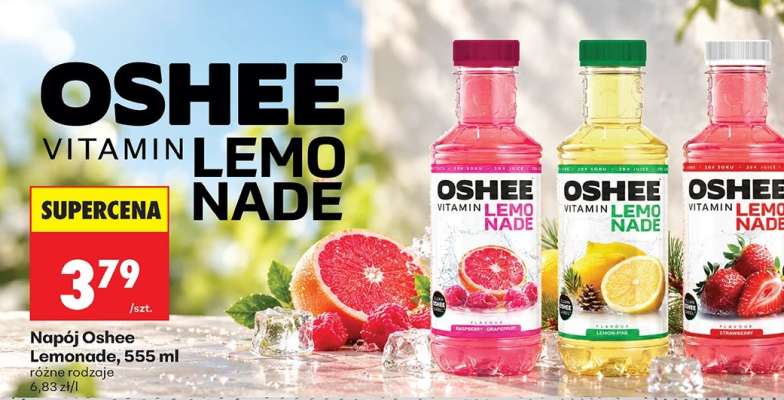 Napój Oshee Lemonade, 555 ml