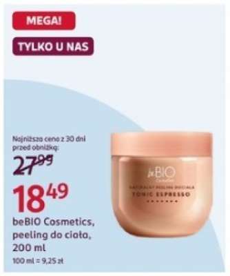 beBIO Cosmetics, peeling do ciała, 200 ml