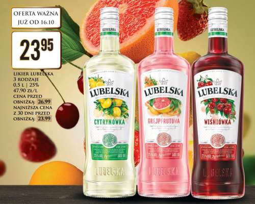 Likier Lubelska 3 rodzaje