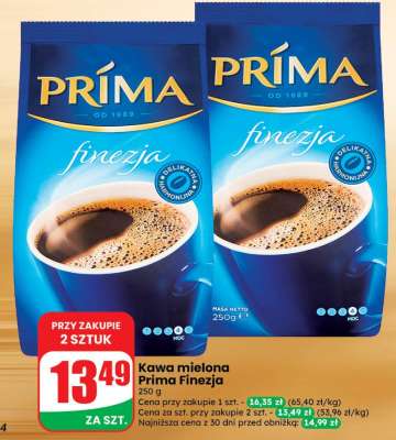 Kawa mielona Prima Finezja