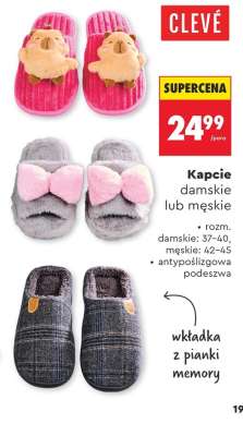 Kapcie damskie lub męskie