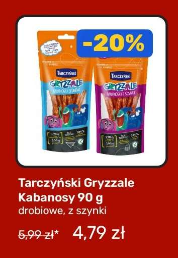 Tarczyński Gryzzale Kabanosy 90 g