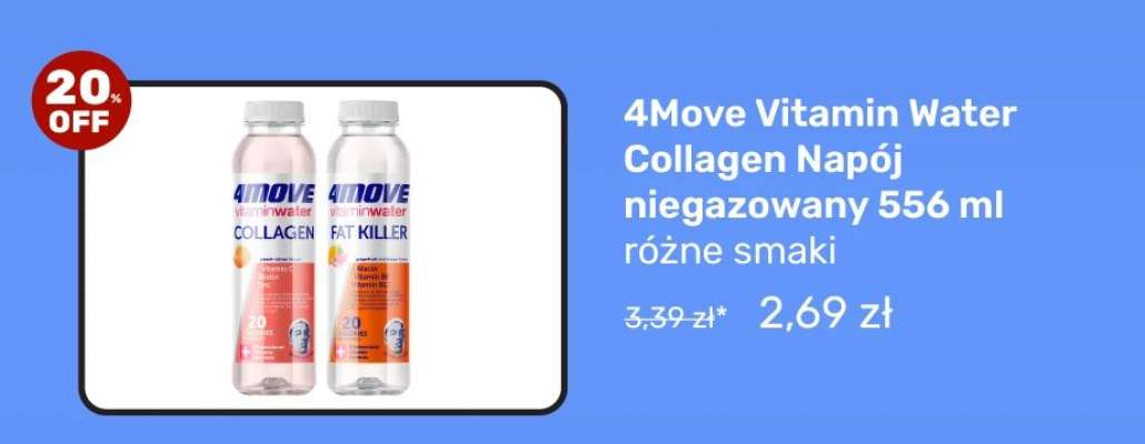 4Move Vitamin Water Collagen Napój niegazowany 556 ml