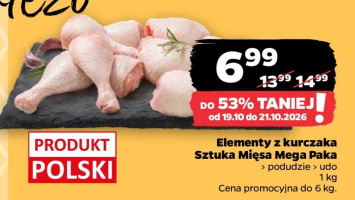 Elementy z kurczaka Sztuka Mięsa Mega Paka