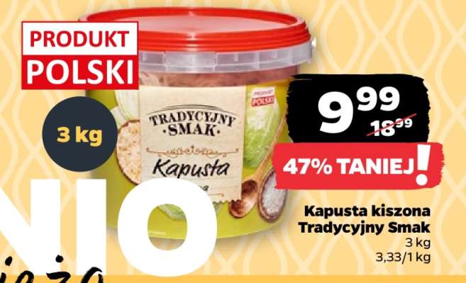 Kapusta kiszona Tradycyjny Smak