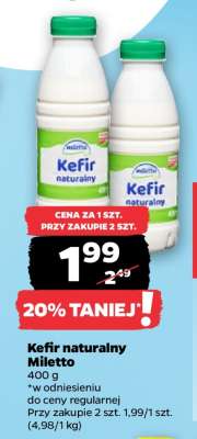 Kefir naturalny Miletto