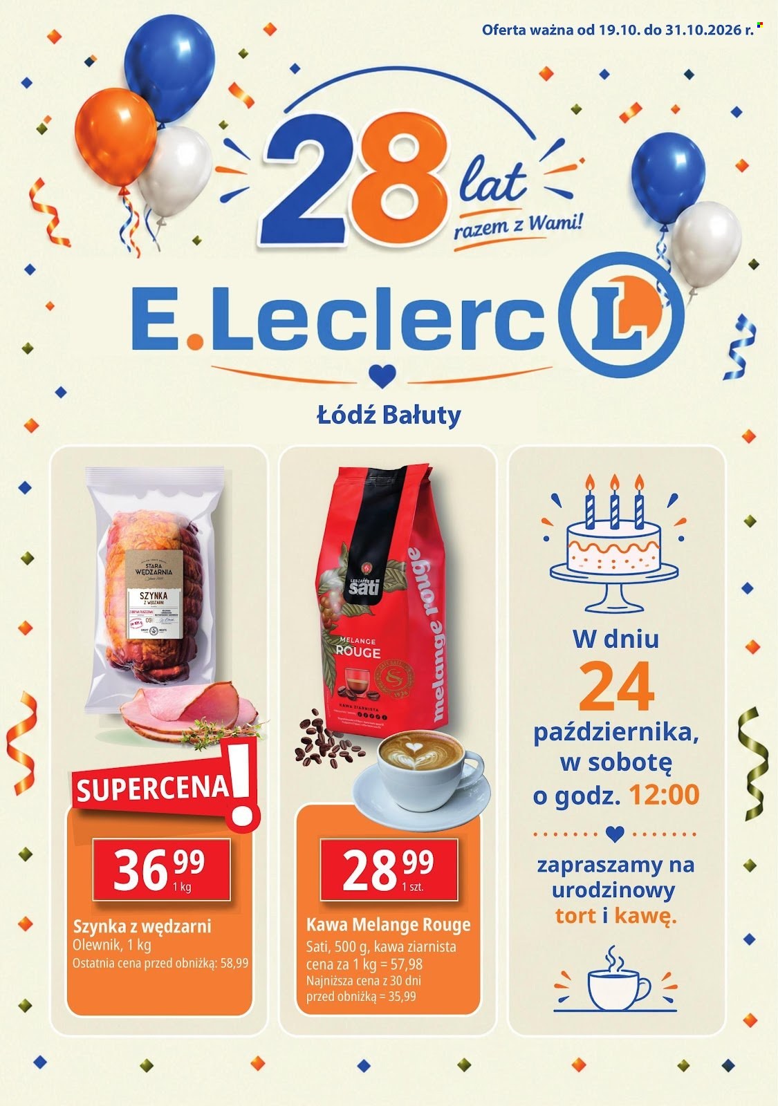 Gazetka E.Leclerc - 19.10.2026. - 31.10.2026.. Strona 1