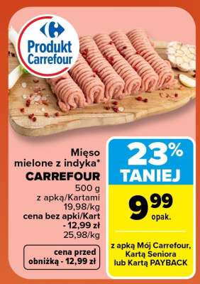 Mięso mielone z indyka CARREFOUR