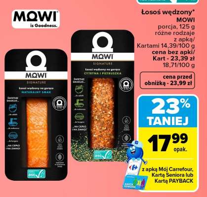 Łosoś wędzony MOWI