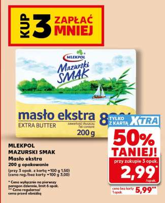 MLEKPOL MAZURSKI SMAK Masło ekstra