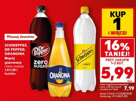 SCHWEPPES, DR PEPPER, ORANGINA