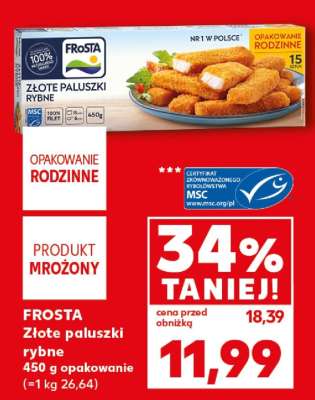 FROSTA Złote paluszki rybne