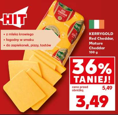 KERRYGOLD Red Cheddar, Mature Cheddar 100 g