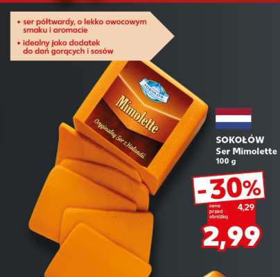 Sokołów Ser Mimolette 100 g