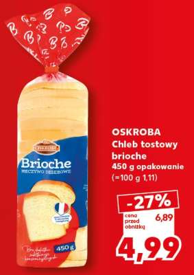 OSKROBA Chleb tostowy brioche