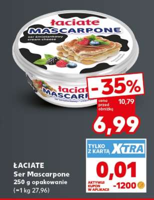 ŁACIATE Ser Mascarpone