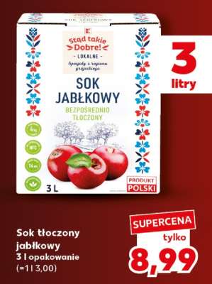 Sok tłoczony jabłkowy
