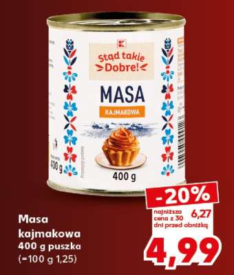 Masa kajmakowa 400 g puszka