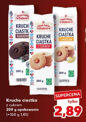 Kruche ciastka z cukrem