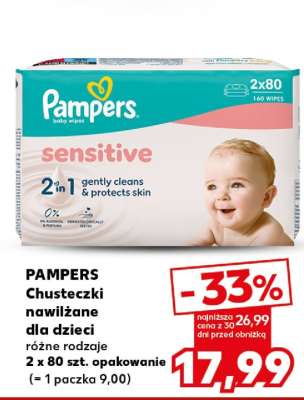 PAMPERS Chusteczki nawilżane dla dzieci