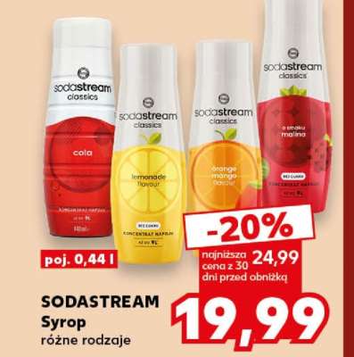 SODASTREAM Syrop różne rodzaje