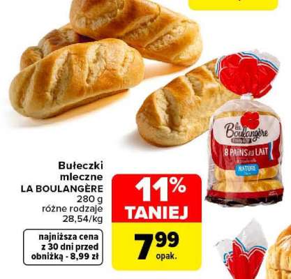 Bułeczki mleczne LA BOULANGÈRE