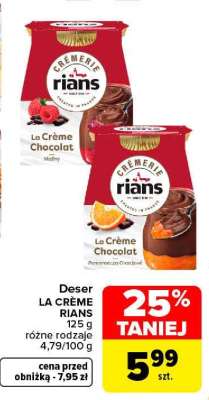 Deser LA CRÈME RIANS
