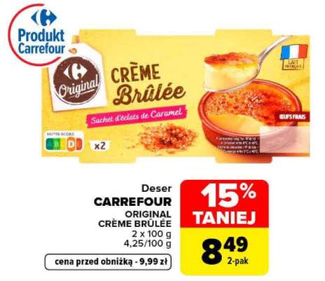 CARREFOUR ORIGINAL CRÈME BRÛLÉE