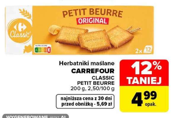 Herbatniki maślane CARREFOUR