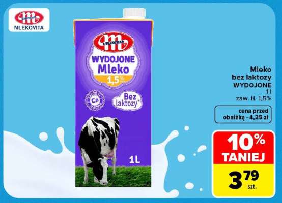 Mleko bez laktozy WYDOJONE