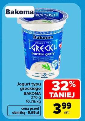Jogurt typu greckiego**