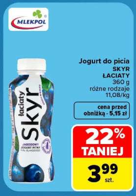 Jogurt do picia SKYR ŁACIATY