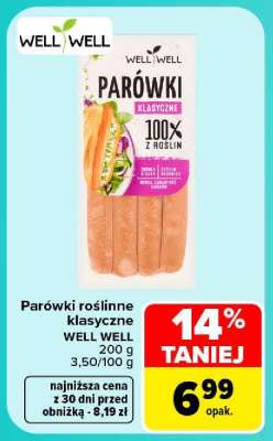 Parówki roślinne klasyczne