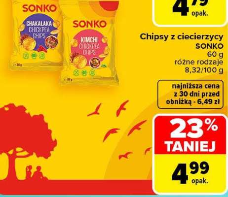 Chipsy z ciecierzycy