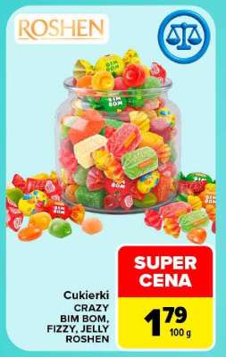 Cukierki CRAZY, BIM BOM, FIZZY, JELLY ROSHEN