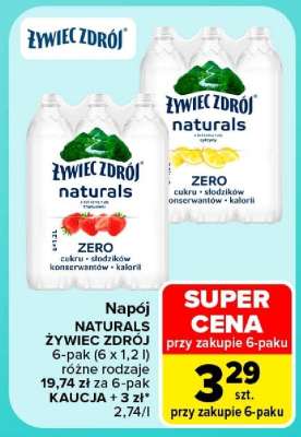 Napój NATURALS ŻYWIEC ZDRÓJ