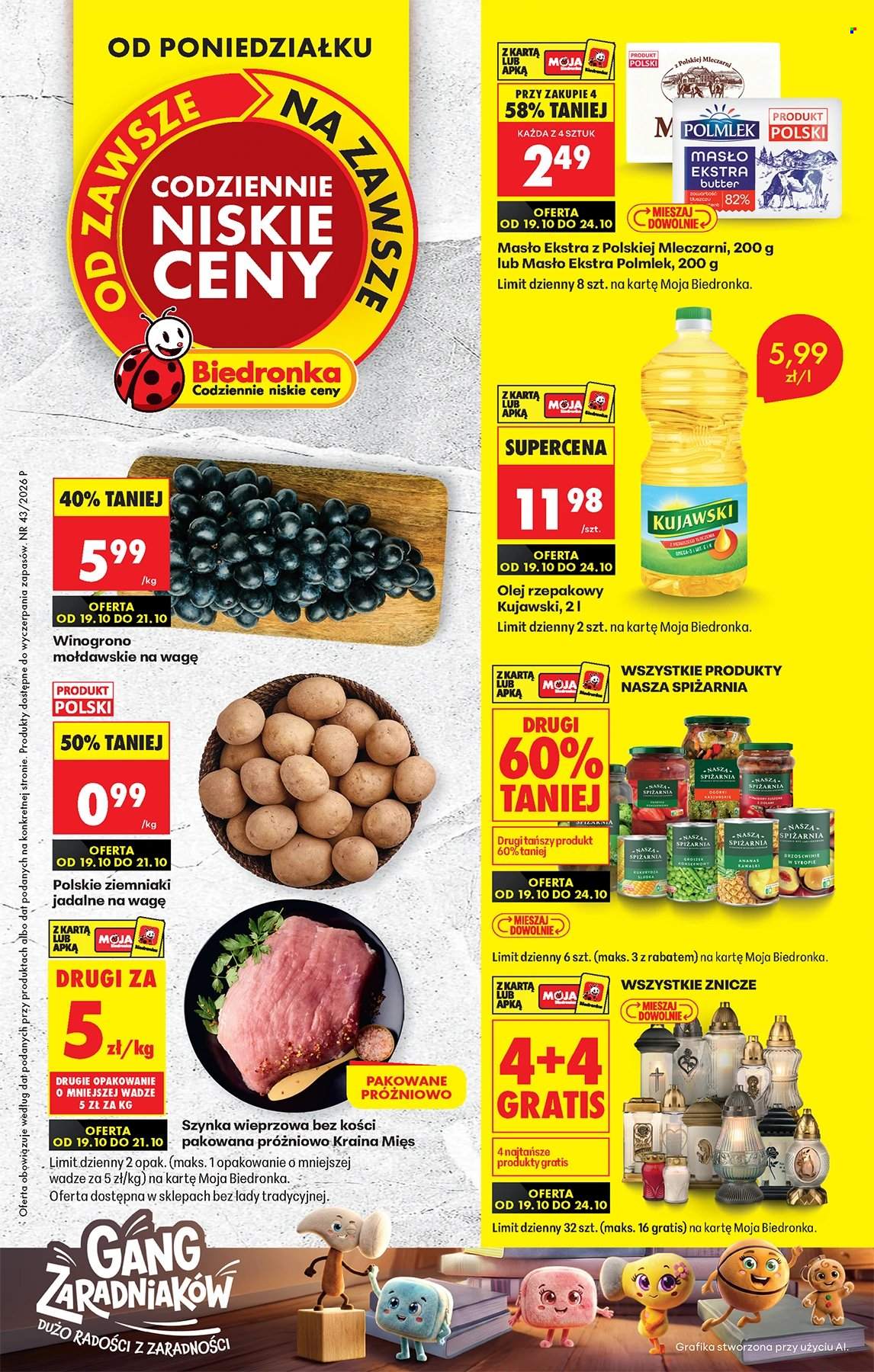 Gazetka Biedronka - 19.10.2026. - 24.10.2026.. Strona 1