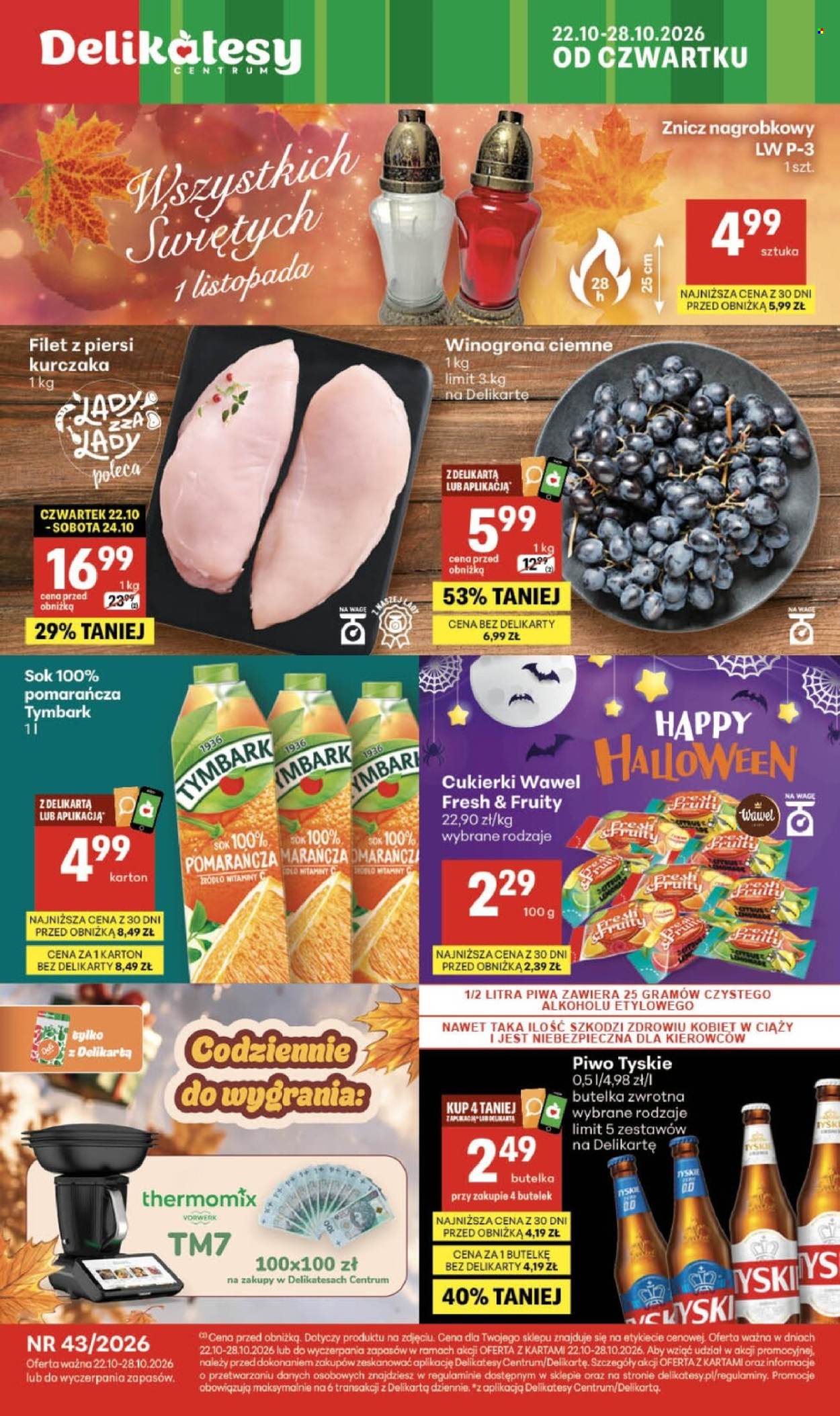 Gazetka Delikatesy Centrum - 22.10.2026. - 28.10.2026.. Strona 1