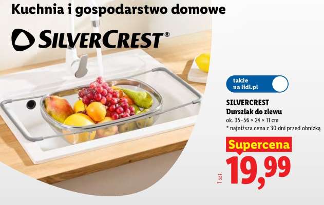 SILVERCREST Durszlak do zlewu