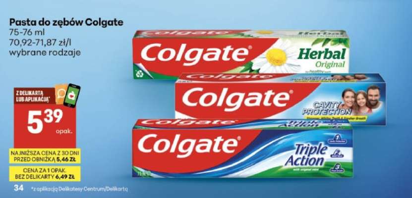Pasta do zębów Colgate