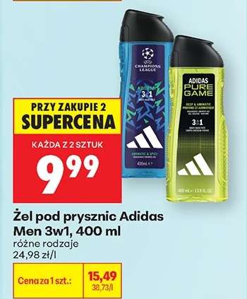 Żel pod prysznic Adidas Men 3w1, 400 ml