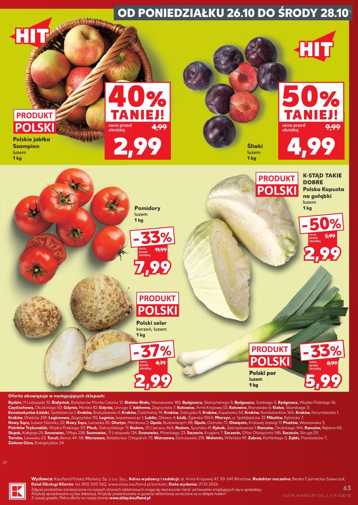 Gazetka Kaufland - 22.10.2026. - 28.10.2026.. Strona 63