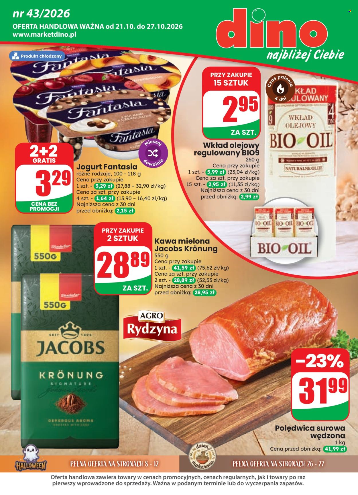Gazetka Dino - 21.10.2026. - 27.10.2026.. Strona 1