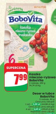 Kaszka mleczno-ryżowa BoboVita