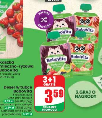 Deser w tubce BoboVita
